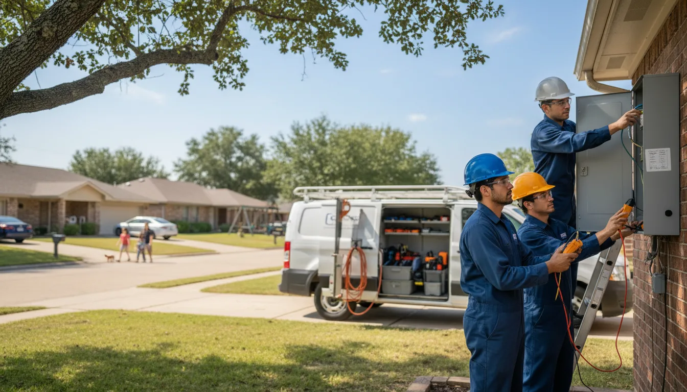 Certified electrician providing emergency electrical services in Colesburg, IA